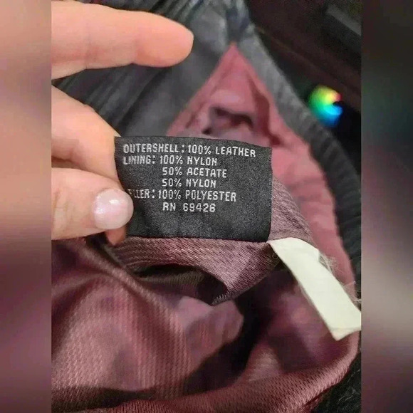 Wilsons The Leather Experts Men's Leather Jacket Size XL - Picture 6 of 6